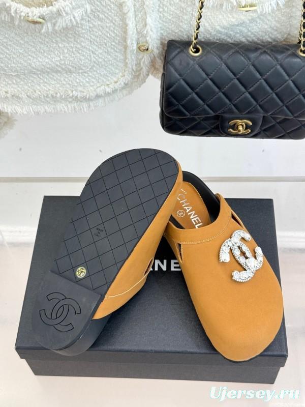 Chanel Classic CC Crystal Birkenstock Sandals - KFY00280