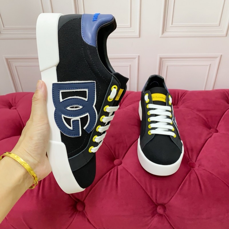Dolce & Gabbana 2025 SS New Collection Luxury Embroidered Logo Sneakers - AS00300