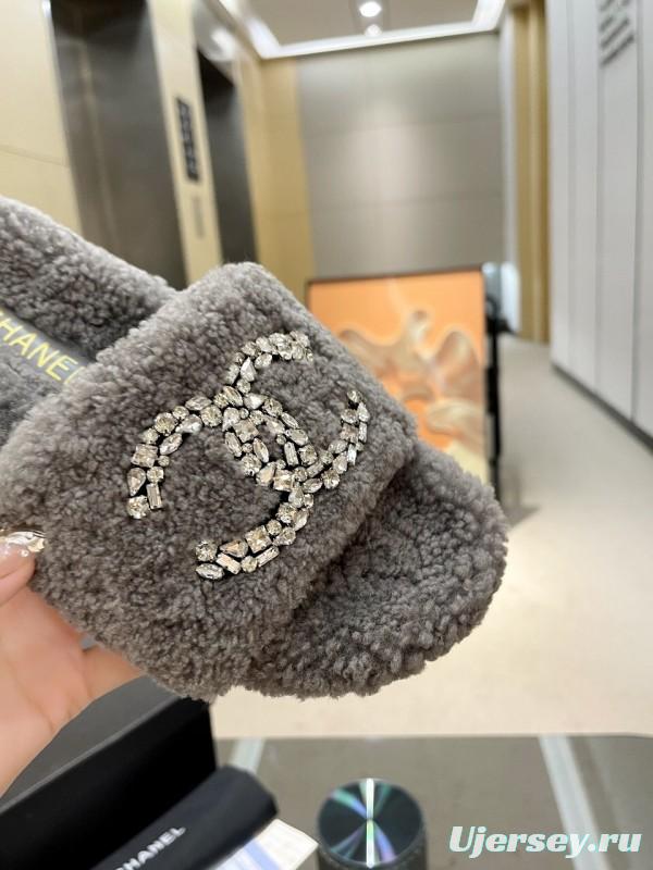 Chanel 2025 SS New Wool Slippers Soft Fine Wool - LY00280