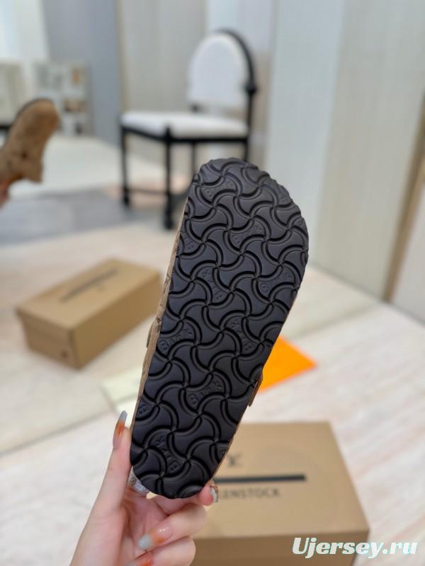 Louis Vuitton Louis Vuitton × BIRKENSTOCK Boston Soft Sole Mule Slippers - KFY00300