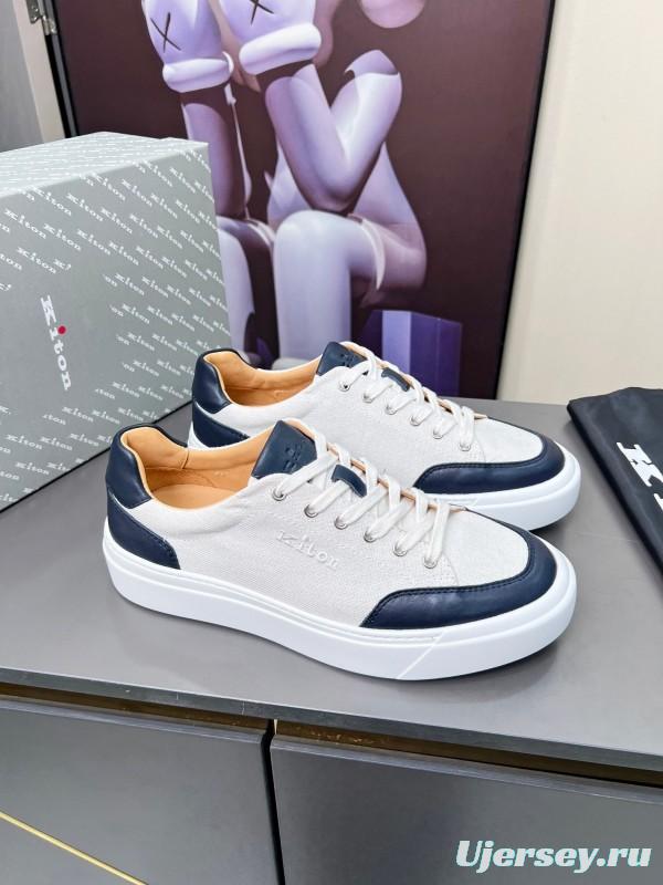 Kiton Tie-Dye Old Money Style Casual Men's Shoes - KFY00320