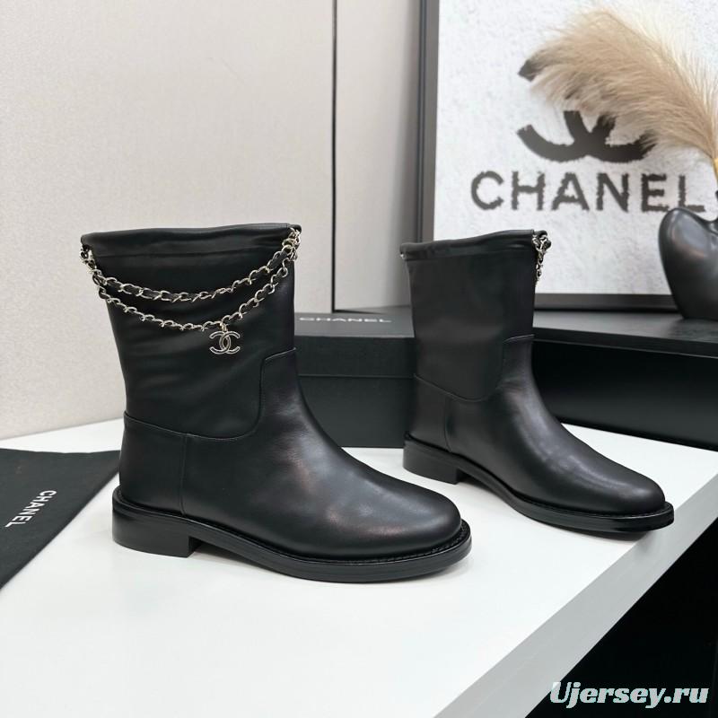 Chanel 2025 SS Short Boots Essential Fall Winter Item - LY00420
