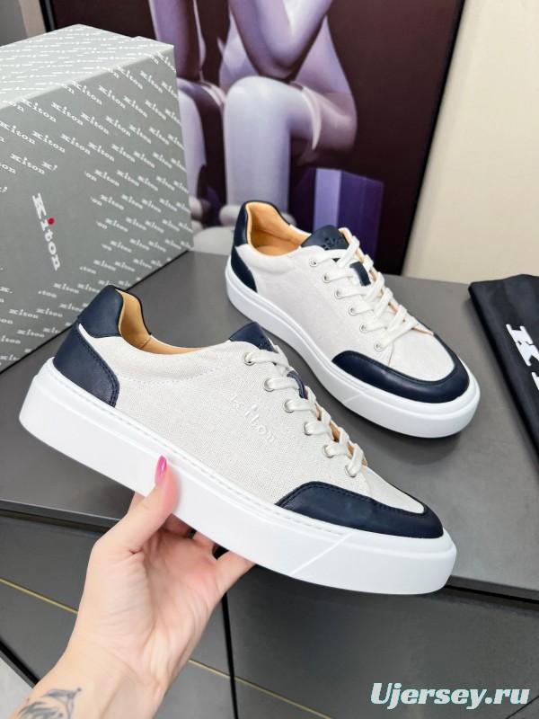 Kiton Tie-Dye Old Money Style Casual Men's Shoes - KFY00320