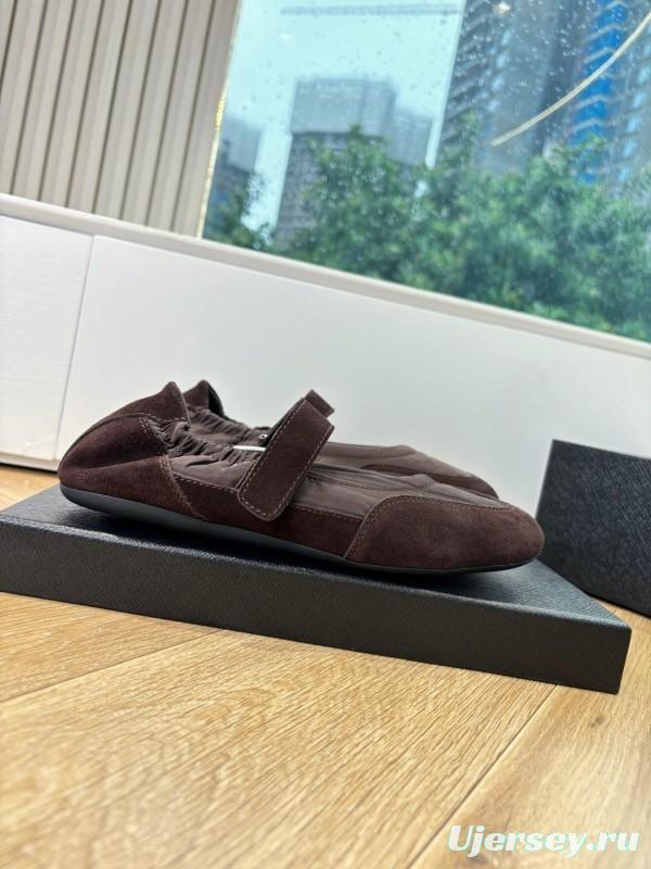 Prada 2025 SS Metal Toe Thin Sole Training Shoes Casual Footwear - LY00260