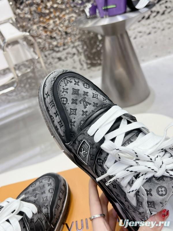 LV Trainer Basketball Series Washed Sneakers - LY00430