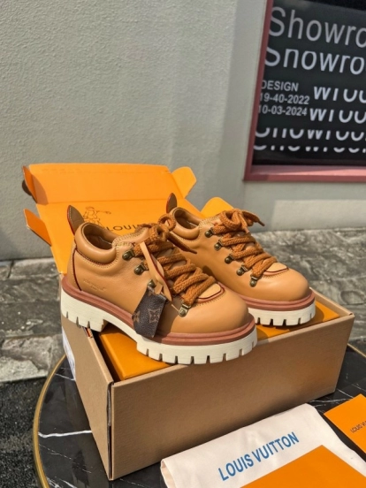 Louis Vuitton REMIX Lace-Up Derby Hiking Shoes - LY00340