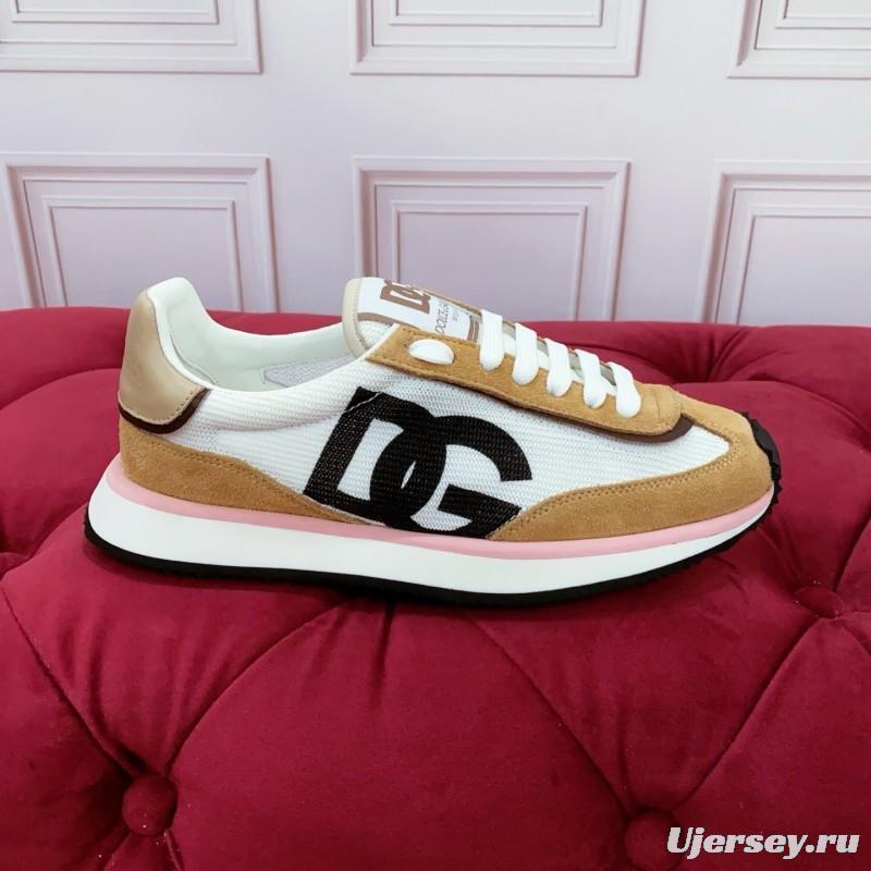 Dolce & Gabbana 2025 Spring Summer Collection Luxury Embroidered Logo Sneakers - AS00300