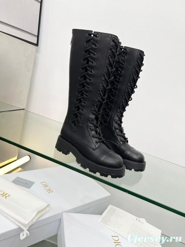Dior 2025/SS Autumn Winter Boots Retro Work Style Internet Celebrity Boots - LY00460