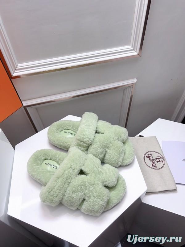 H ERLING Mao Slippers 2025 SS Collection Genuine Fur Comfort - LY00270