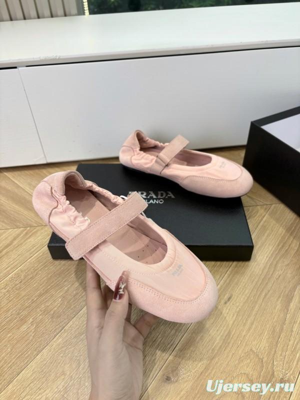 Prada 2025 SS Metal Toe Thin Sole Training Shoes Casual Shoes - LY00260