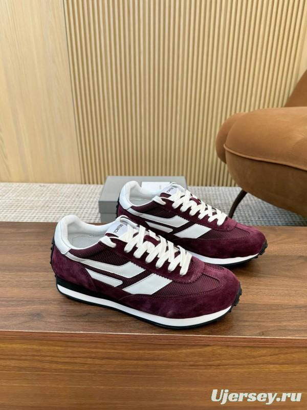 TOM FORD 2025 SS Fashion Casual Shoes with Classic Color Blocking and Imported Leather Insole - AS00350