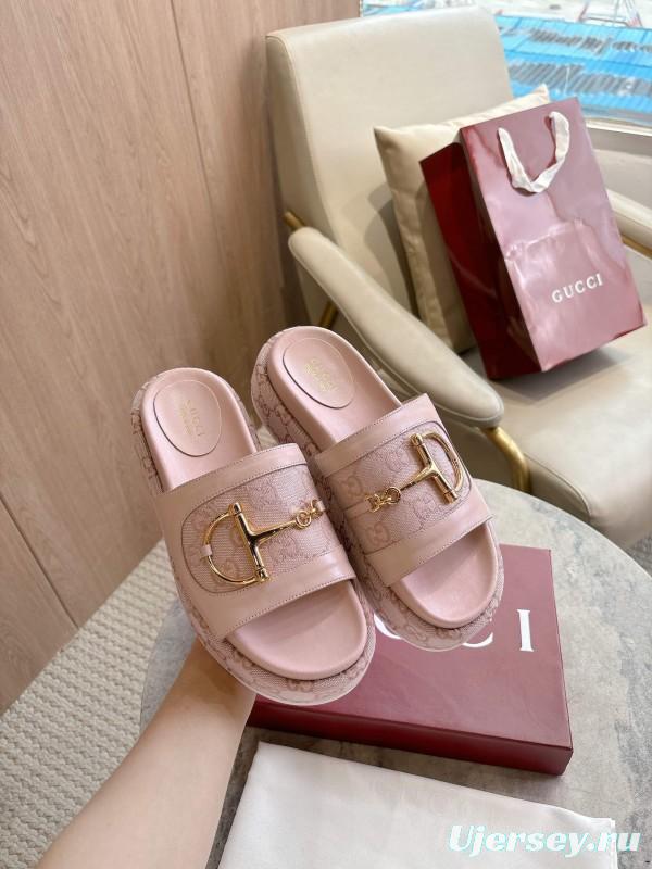 Gucci 8356-8 Women's Sandals with Horsebit Buckle Detail