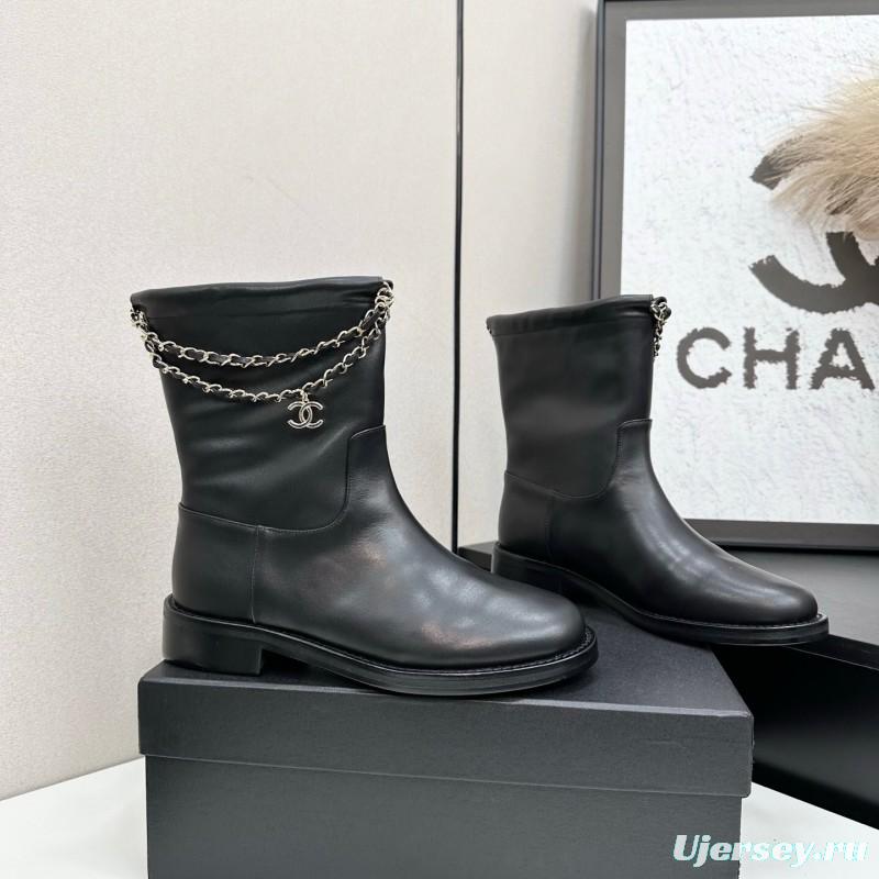 Chanel 2025 SS Short Boots Essential Fall Winter Item - LY00420