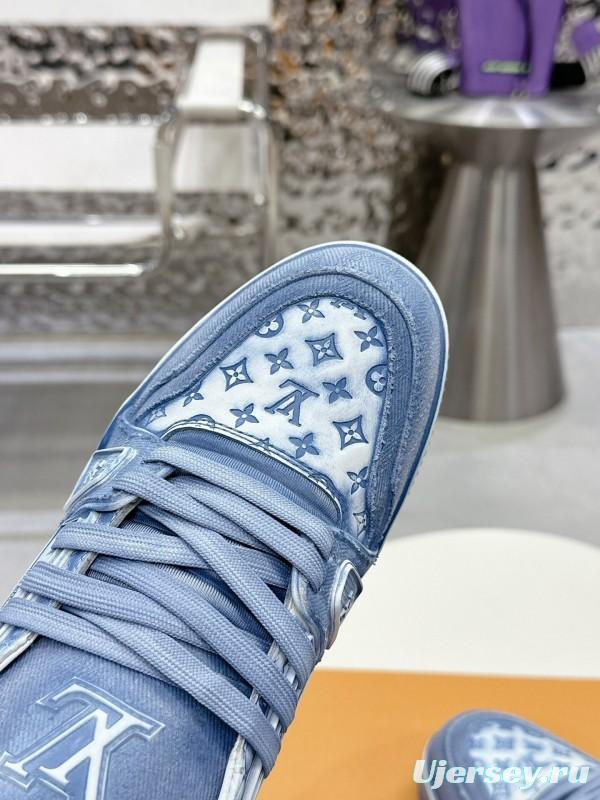 LV LV Trainer Basketball Series Washed Sneakers - LY00430