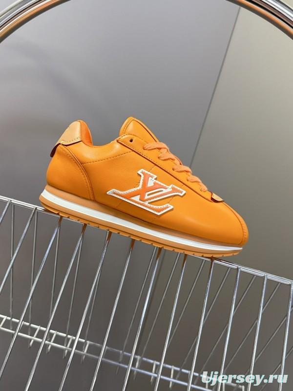 Louis Vuitton 2025 SS Pharrell Williams Collaboration Thick Sole Sneakers Retro Running Shoes - KFY00380/KFY00390