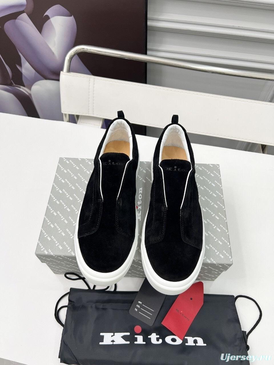 Kiton 2025/SS Slip-On Casual Men's Shoes - KFY00320