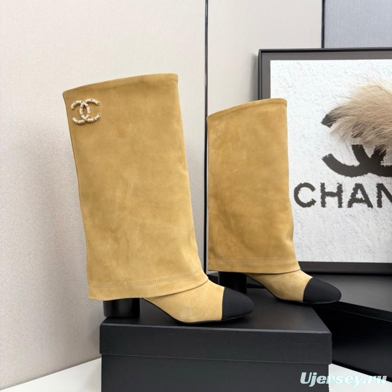 Chanel 2025/SS Small Fragrance Ankle Boots Essential Fall Winter Item - LY00480