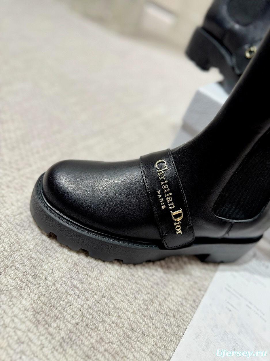 DIOR CHRONO Slip-On Motorcycle Boots - LY00340