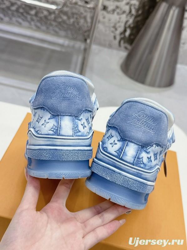 LV LV Trainer Basketball Series Washed Sneakers - LY00430