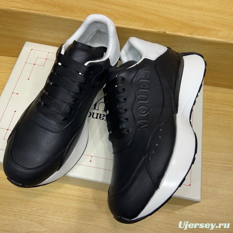 Alexander McQueen Spring 2025 Platform Sneakers with Logo Print - AS00320