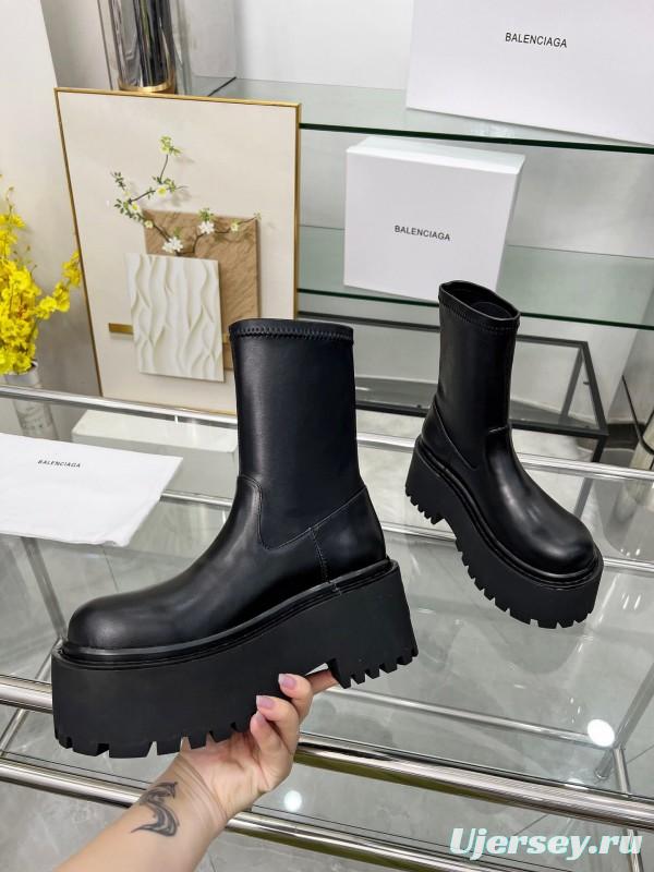 Balenciaga 2025/SS Autumn Winter Platform Ankle Boots Heavy Craftsmanship - LY00350