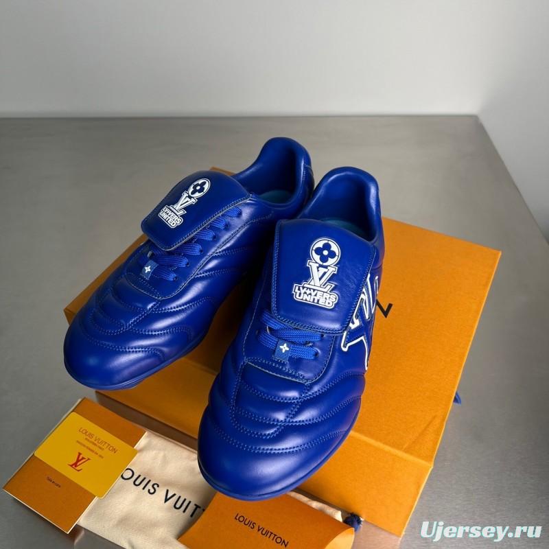 Louis Vuitton Footprint Soccer Sneakers Unisex Sport Shoes - Footprint Soccer