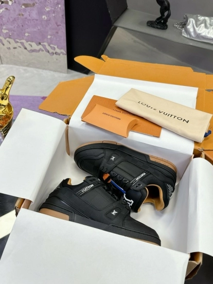Louis Vuitton LV Trainer Maxi Sneakers with Monogram Details - AS00360