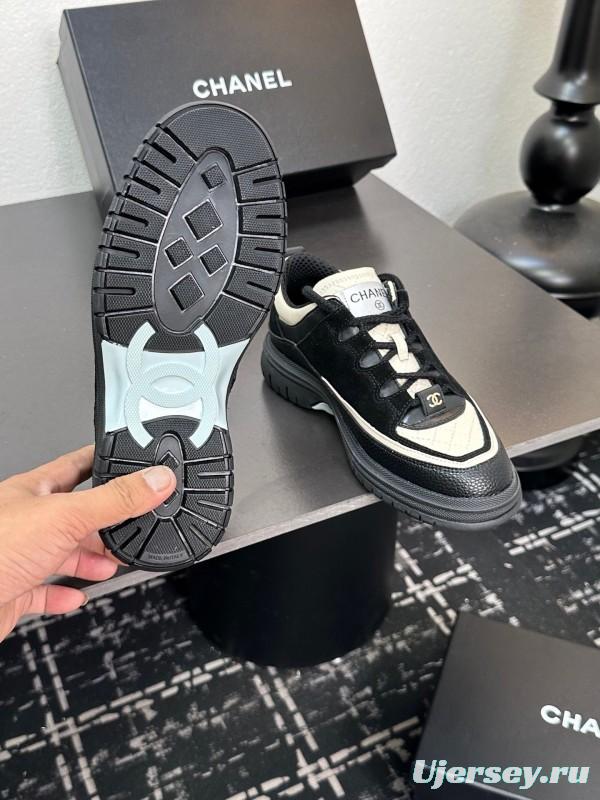 Chanel Spring-Summer 2025 Runway Thick Sole Sneakers - LY00320