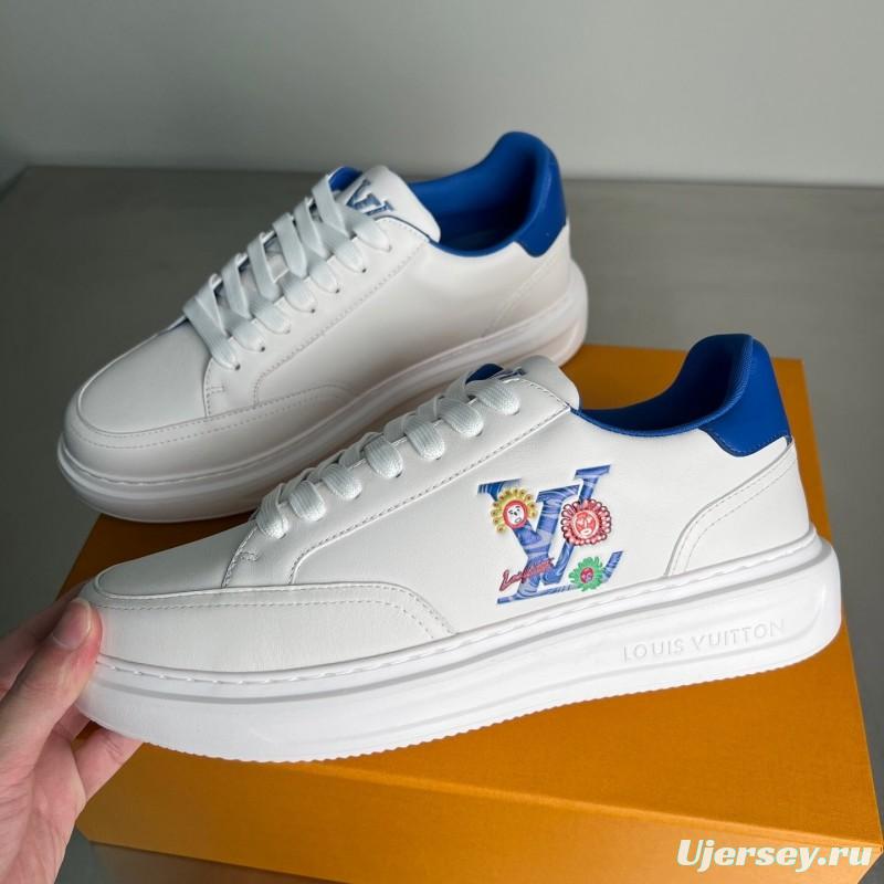 Lv Beverly Hills Low-Top Fashion Sneakers Unisex Couple Edition - YC