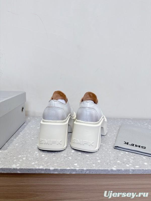 SMFK 2025SS Derby Shoes with Thick Sole Platform - LY00260