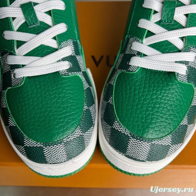 Louis Vuitton Signature Logo Casual Shoes with Imported Calfskin - YC
