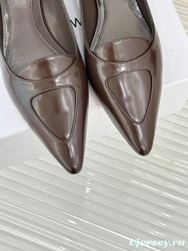 The Row 2025 SS Kitten Heel Pointed Toe High Heels - KFY00320