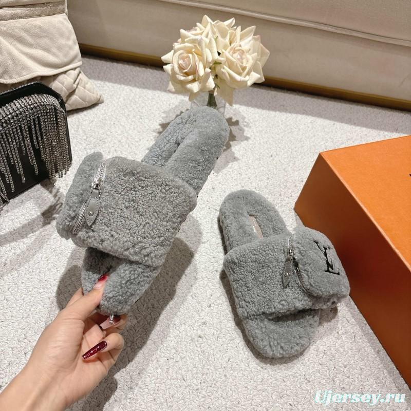 L牌 Wool Lazy Slippers - LY00260