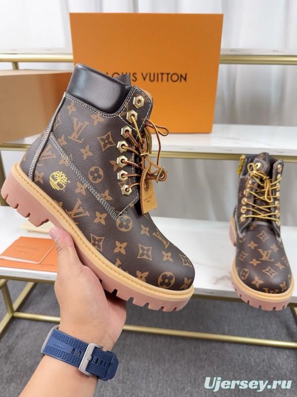 Timberland 6-Inch Monogram Ankle Boots Water-Resistant Suede Collaboration Edition - LY00380