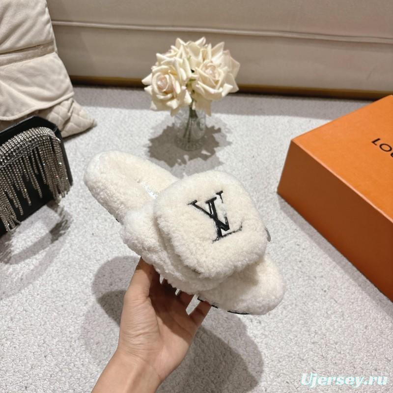 L牌 Wool Lazy Slippers - LY00260