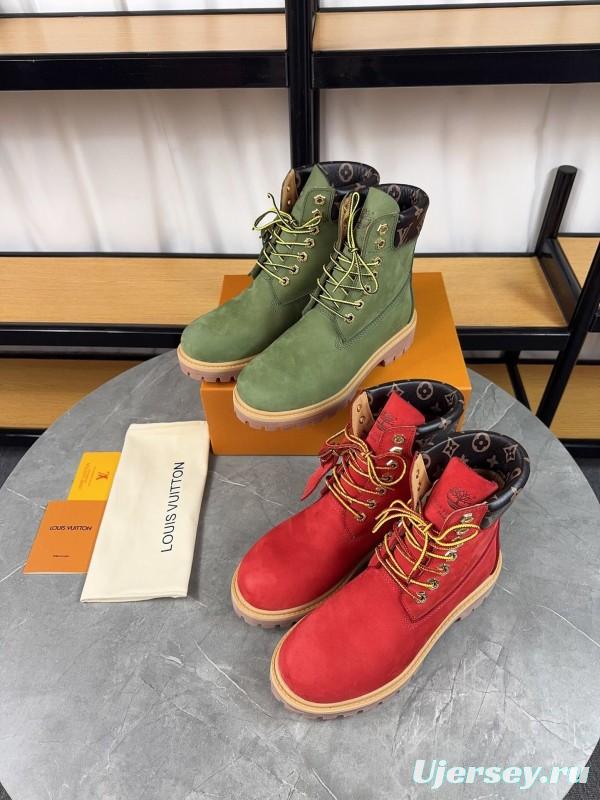 Timberland 6-Inch Monogram Ankle Boots Waterproof Suede Collaboration - LY00380