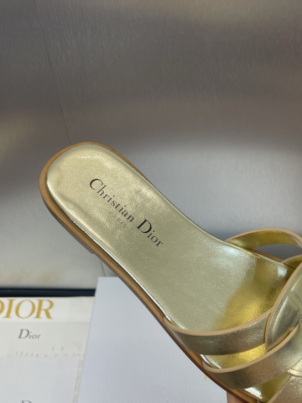 Dior D-Club Jelly Color Hollow Layered Cross-Strap Women Sandals - KFY00280