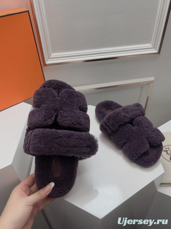 H ERLING Mao Slippers 2025 SS Collection Genuine Fur Comfort - LY00270