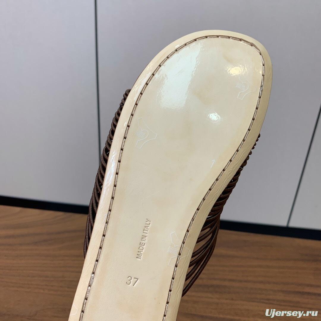 The Row Roman Net Sandals 2025 SS Minimalist Design - KFY00210