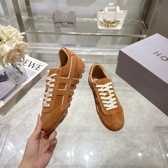 Hogan Couple's Casual Sneakers Retro Running Shoes - KFY00330