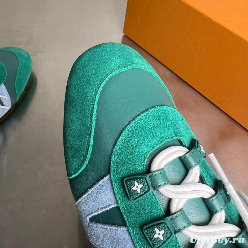 Lv Sneakerina 2025 SS Ballet Flat Low-Top Lace-Up Casual Shoes - YC