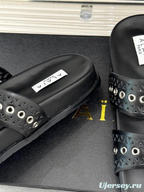 Alaia Spring Summer 2025 Hollow-Out Casual Sandals - KFY00260