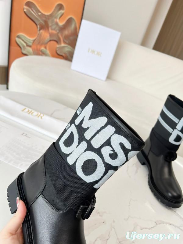 Dior 2025/SS Autumn Winter Boots Retro Work Boots Slip-On - LY00320