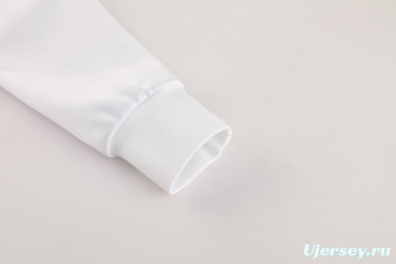 25/26 Napoli White Full Zipper Jacket+Long Pants