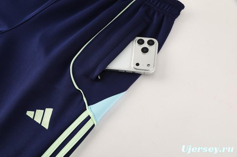 25/26 Ajax Amsterdam Navy Blue Full zipper Jacket Tracksuit+ long pants