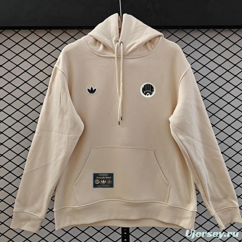 25/26 Adidas x Newcastle United Retro Embroidered Logo Hoodie 9 Colors