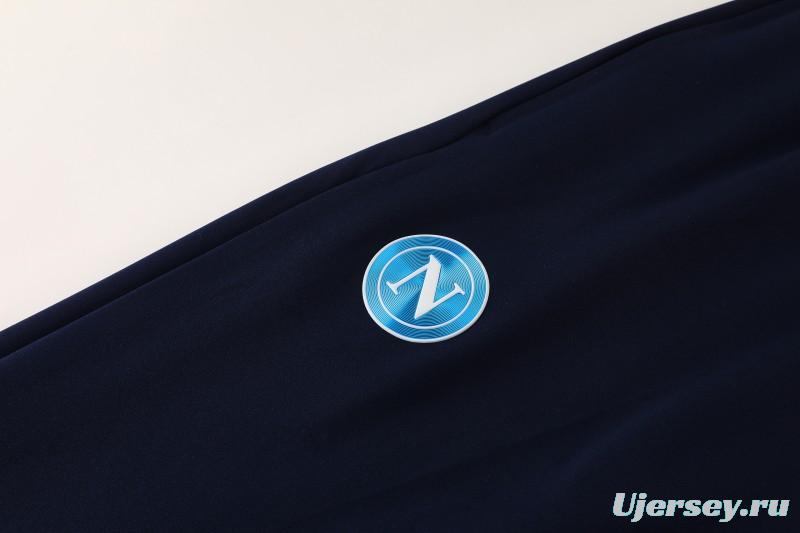 25/26 SSC Napoli Sky Blue Full zipper Jacket Tracksuit+ long pants