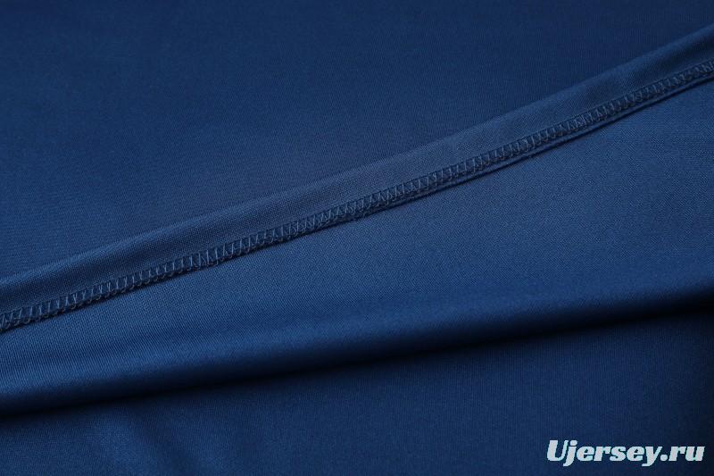 25/26  Adidas Navy Blue Full zipper Jacket Tracksuit+ long pants