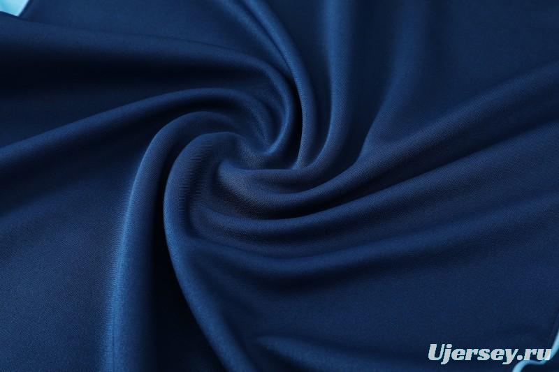 25/26  Adidas Navy Blue Full zipper Jacket Tracksuit+ long pants