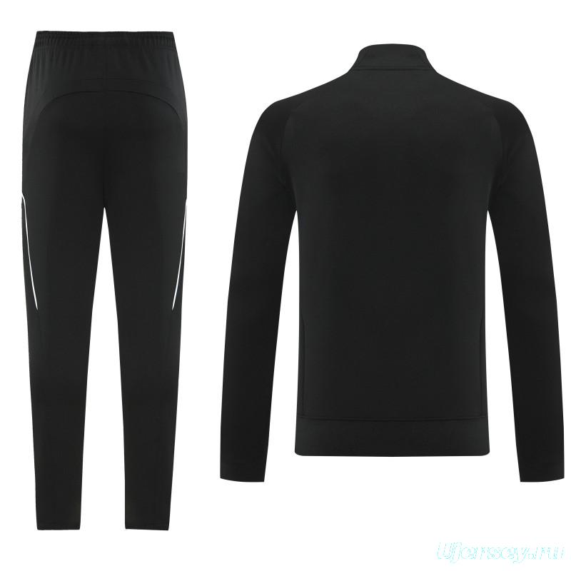 25/26 Liverpool FC Black  Full zipper Jacket Tracksuit+ long pants